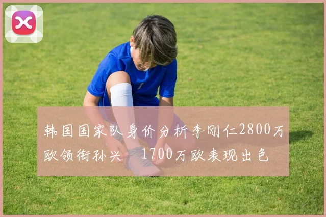 韩国国家队身价分析李刚仁2800万欧领衔孙兴慜1700万欧表现出色